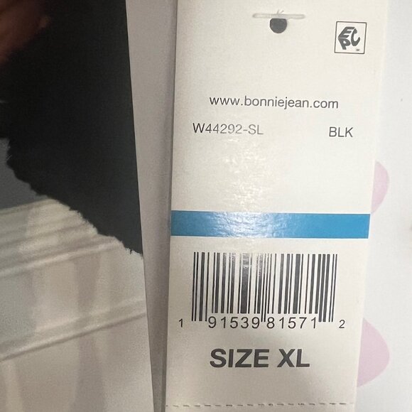 Girls Faux Fur Bolero Jacket Black XL - Picture 7 of 9